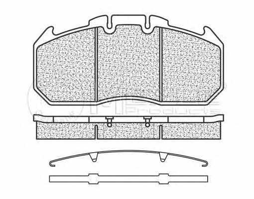 Meyle 025 291 3130 Гальмівні колодки, комплект 0252913130: Купити в Україні - Добра ціна на EXIST.UA!