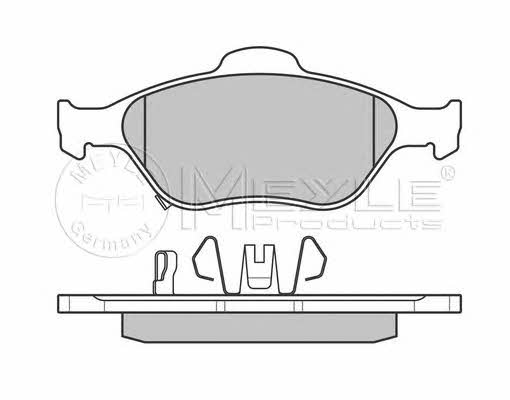 Тормозные колодки дисковые, комплект Meyle 025 232 0217/W