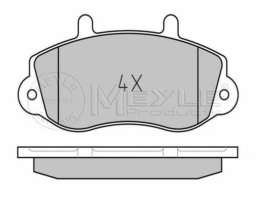 Meyle 025 233 0218 Гальмівні колодки, комплект 0252330218: Купити в Україні - Добра ціна на EXIST.UA!