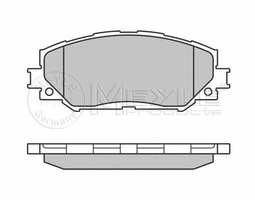 0252433617PD Meyle Тормозные колодки дисковые, комплект
