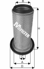 M-Filter A 1070 Повітряний фільтр для спецтехніки A1070: Приваблива ціна - Купити в Україні на EXIST.UA! A1070 M-Filter Повітряний фільтр для спецтехніки