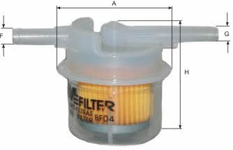 M-Filter BF 04 Фільтр палива BF04: Купити в Україні - Добра ціна на EXIST.UA!