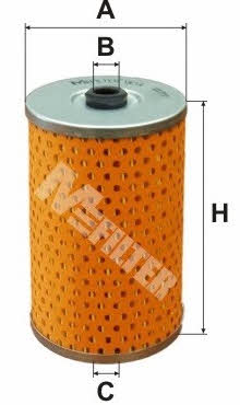 M-Filter DE 14 Фільтр палива DE14: Купити в Україні - Добра ціна на EXIST.UA!