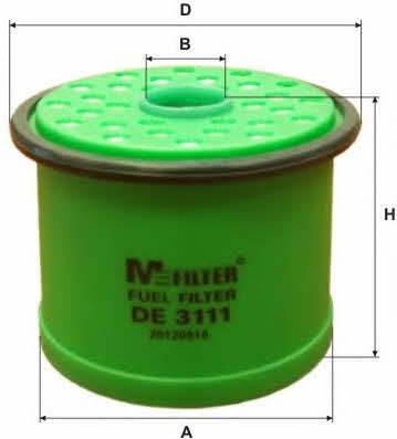 M-Filter DE 3111 Фільтр палива DE3111: Купити в Україні - Добра ціна на EXIST.UA!