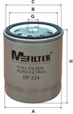 M-Filter DF 324 Топливный фильтр DF324: Купить в Украине - Отличная цена на EXIST.UA!