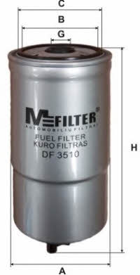 M-Filter DF 3510 Фільтр палива DF3510: Купити в Україні - Добра ціна на EXIST.UA!