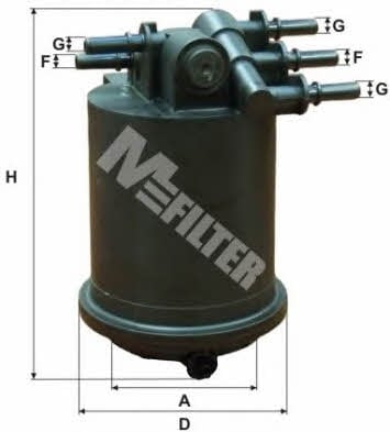 DF3517 M-Filter Топливный фильтр
