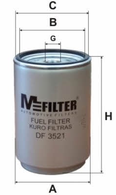 M-Filter DF 3521 Фільтр палива DF3521: Приваблива ціна - Купити в Україні на EXIST.UA!