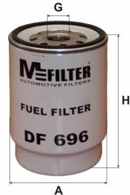M-Filter DF 696 Фільтр палива DF696: Купити в Україні - Добра ціна на EXIST.UA!