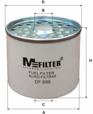 M-Filter DF 699 Фільтр палива DF699: Приваблива ціна - Купити в Україні на EXIST.UA!
