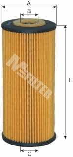 M-Filter TE 604 Масляный фильтр TE604: Купить в Украине - Отличная цена на EXIST.UA!