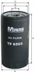 M-Filter TF 6503 Фільтр масляний TF6503: Приваблива ціна - Купити в Україні на EXIST.UA!