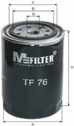 M-Filter TF 76 Фільтр масляний TF76: Купити в Україні - Добра ціна на EXIST.UA!