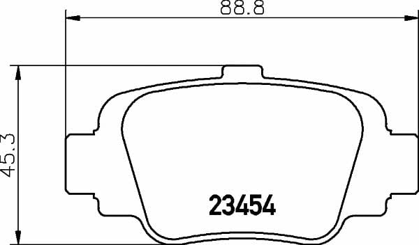 MDB1569 Mintex Тормозные колодки дисковые, комплект