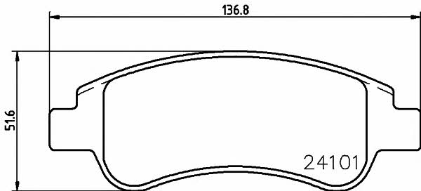 Mintex MDB2628 Гальмівні колодки, комплект MDB2628: Приваблива ціна - Купити в Україні на EXIST.UA!