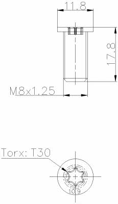 Mintex TPM0013 Болт TPM0013: Купити в Україні - Добра ціна на EXIST.UA!