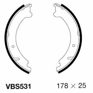 Motorquip VBS531 Колодки гальмівні стояночного гальма VBS531: Купити в Україні - Добра ціна на EXIST.UA!
