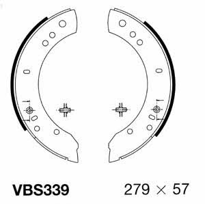 Motorquip VBS339 Колодки гальмівні барабанні, комплект VBS339: Купити в Україні - Добра ціна на EXIST.UA!