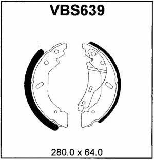 Motorquip VBS639 Колодки гальмівні барабанні, комплект VBS639: Купити в Україні - Добра ціна на EXIST.UA!