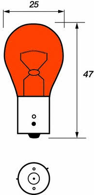 Motorquip LVEB581 Лампа розжарювання жовта PY21W 12V 21W LVEB581: Купити в Україні - Добра ціна на EXIST.UA!