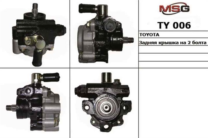 MSG TY006 Насос гідропідсилювача керма TY006: Купити в Україні - Добра ціна на EXIST.UA!