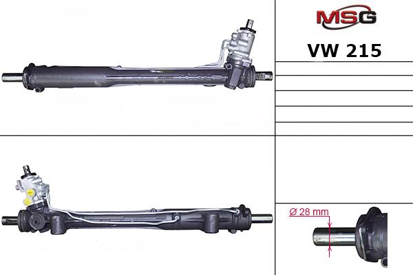 MSG VW215 Рульова рейка з ГПК VW215: Приваблива ціна - Купити в Україні на EXIST.UA!