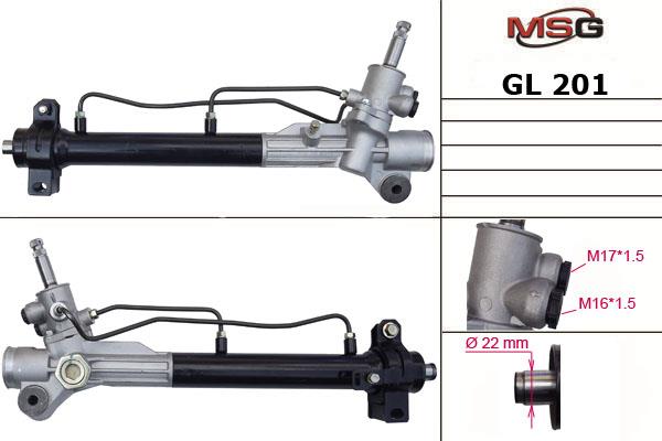 MSG GL201 Рульовий механізм GL201: Купити в Україні - Добра ціна на EXIST.UA!