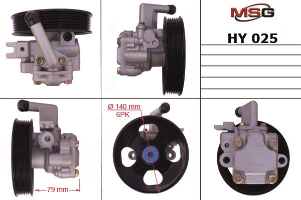 MSG HY025 Насос гідропідсилювача керма HY025: Купити в Україні - Добра ціна на EXIST.UA!