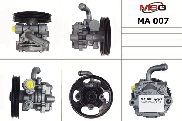 MSG MA007 Насос гідропідсилювача керма MA007: Купити в Україні - Добра ціна на EXIST.UA!