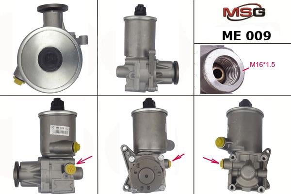 MSG ME009 Насос гідропідсилювача керма ME009: Купити в Україні - Добра ціна на EXIST.UA!