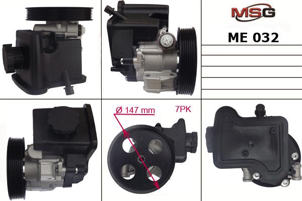 MSG ME032 Насос гідропідсилювача керма ME032: Приваблива ціна - Купити в Україні на EXIST.UA!