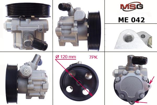 MSG ME042 Насос гідропідсилювача керма ME042: Купити в Україні - Добра ціна на EXIST.UA!