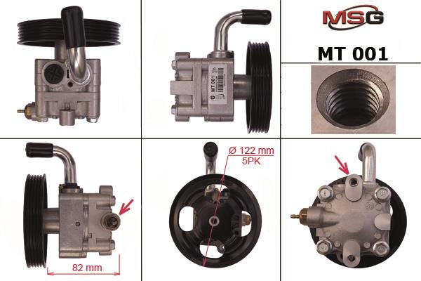 MSG MT001 Насос гідропідсилювача керма MT001: Купити в Україні - Добра ціна на EXIST.UA!