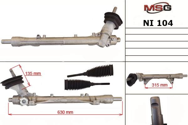 MSG NI104 Рульовий механізм NI104: Купити в Україні - Добра ціна на EXIST.UA!