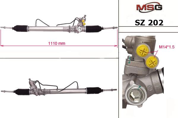 MSG SZ202 Рульова рейка з ГПК SZ202: Приваблива ціна - Купити в Україні на EXIST.UA!