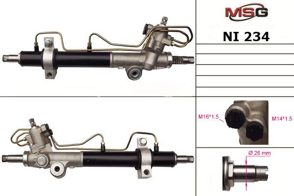 NI234 MSG Рульова рейка з ГПК