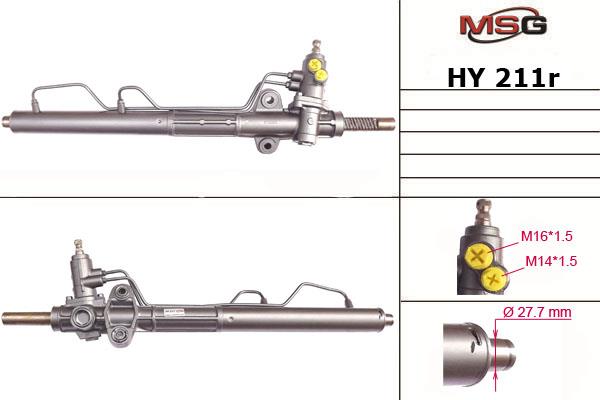 MSG HY211R-ARCH Рульова рейка з ГПК відновлена HY211RARCH: Купити в Україні - Добра ціна на EXIST.UA!