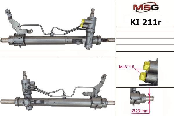 MSG KI211R-ARCH Рульова рейка з ГПК відновлена KI211RARCH: Купити в Україні - Добра ціна на EXIST.UA!