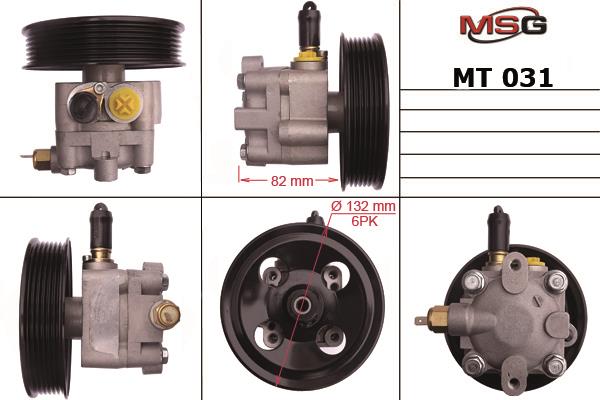 MSG MT031 Насос гідропідсилювача керма MT031: Купити в Україні - Добра ціна на EXIST.UA!