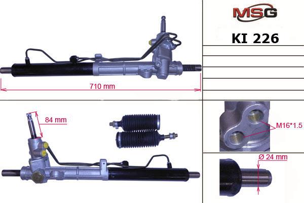 MSG KI226 Рульова рейка з ГПК KI226: Купити в Україні - Добра ціна на EXIST.UA!