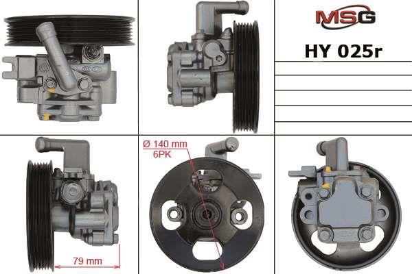 MSG HY025R-ARCH Насос гідропідсилювача керма HY025RARCH: Купити в Україні - Добра ціна на EXIST.UA!