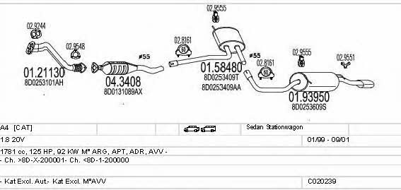 Mts C020239000603 Система випуску відпрацьованих газів C020239000603: Купити в Україні - Добра ціна на EXIST.UA! C020239000603 Mts Система випуску відпрацьованих газів