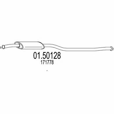 Mts 01.50128 Глушник, середня частина 0150128: Купити в Україні - Добра ціна на EXIST.UA!