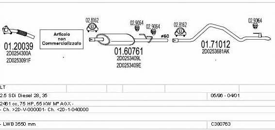 Mts C380763009471 Система випуску відпрацьованих газів C380763009471: Купити в Україні - Добра ціна на EXIST.UA! C380763009471 Mts Система випуску відпрацьованих газів