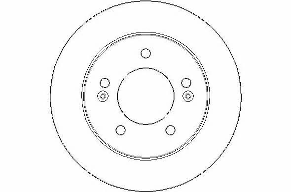 National NBD1694 Диск гальмівний задній невентильований NBD1694: Приваблива ціна - Купити в Україні на EXIST.UA!