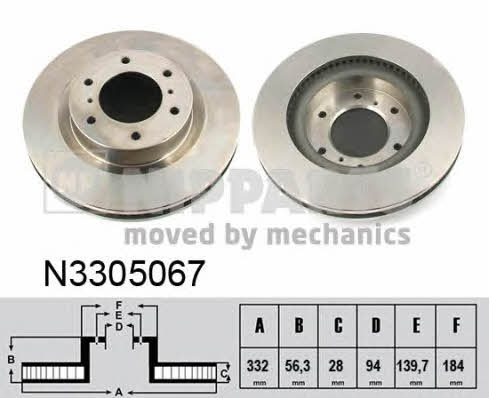 Купить Nipparts N3305067 по низкой цене в Украине!
