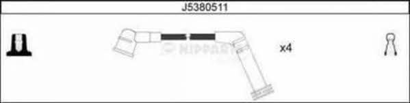 Nipparts J5380511 Дроти високовольтні, комплект J5380511: Купити в Україні - Добра ціна на EXIST.UA!