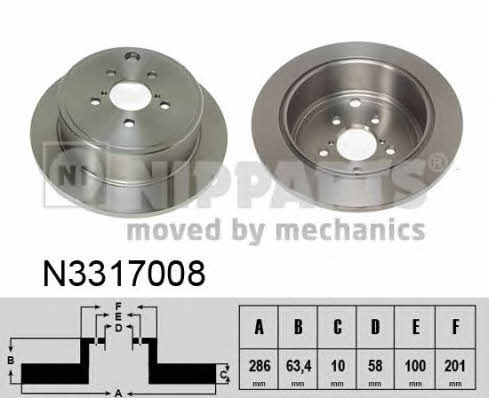 Купить Nipparts N3317008 по низкой цене в Украине!