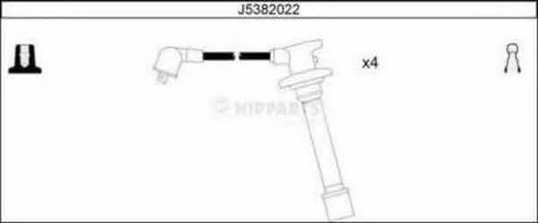 Nipparts J5382022 Дроти високовольтні, комплект J5382022: Купити в Україні - Добра ціна на EXIST.UA!