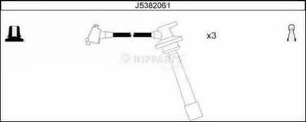 Nipparts J5382061 Дроти високовольтні, комплект J5382061: Купити в Україні - Добра ціна на EXIST.UA!